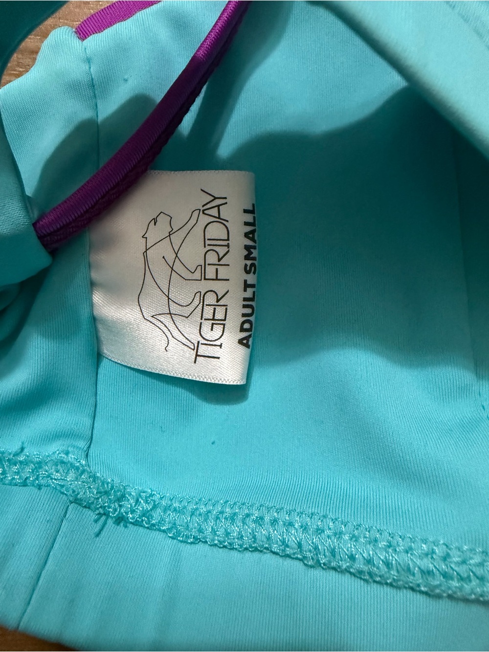 Tiger Friday AS Purple and Blue sports Bra - Picture 4 of 6
